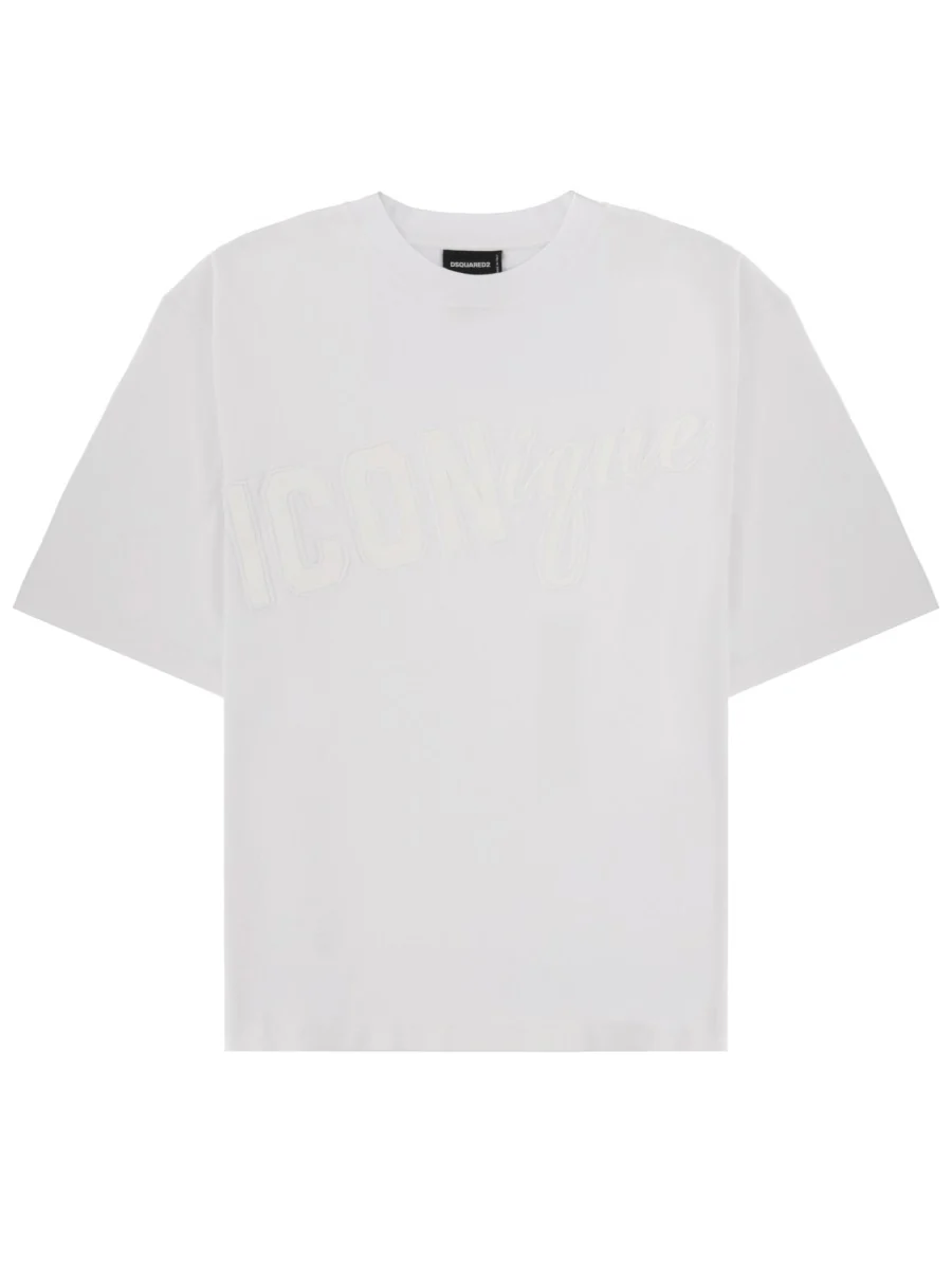 DSQUARED Logo-appliqué T-shirt