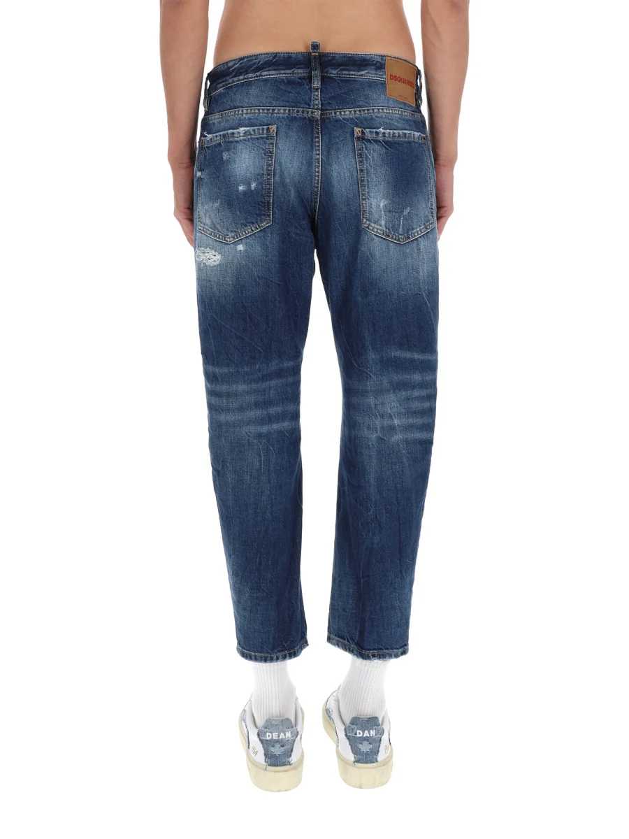 DSQUARED Medium Ripped Wash Bro Jeans - Image 5