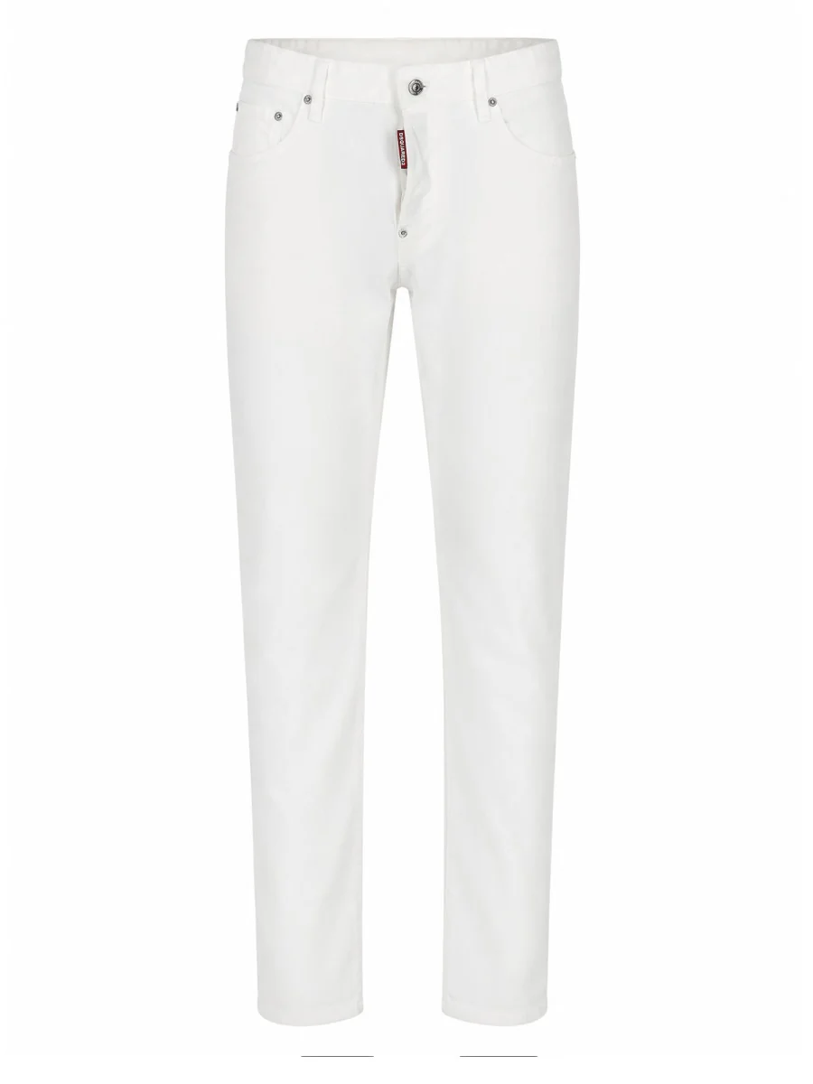 Dsquared Men's Cotton-Blend Jeans with Stretch Denim - Image 2