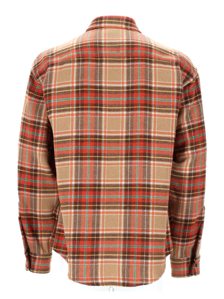 Dsquared Men's Wool-Blend Shirt with Tech Fabric Finish
