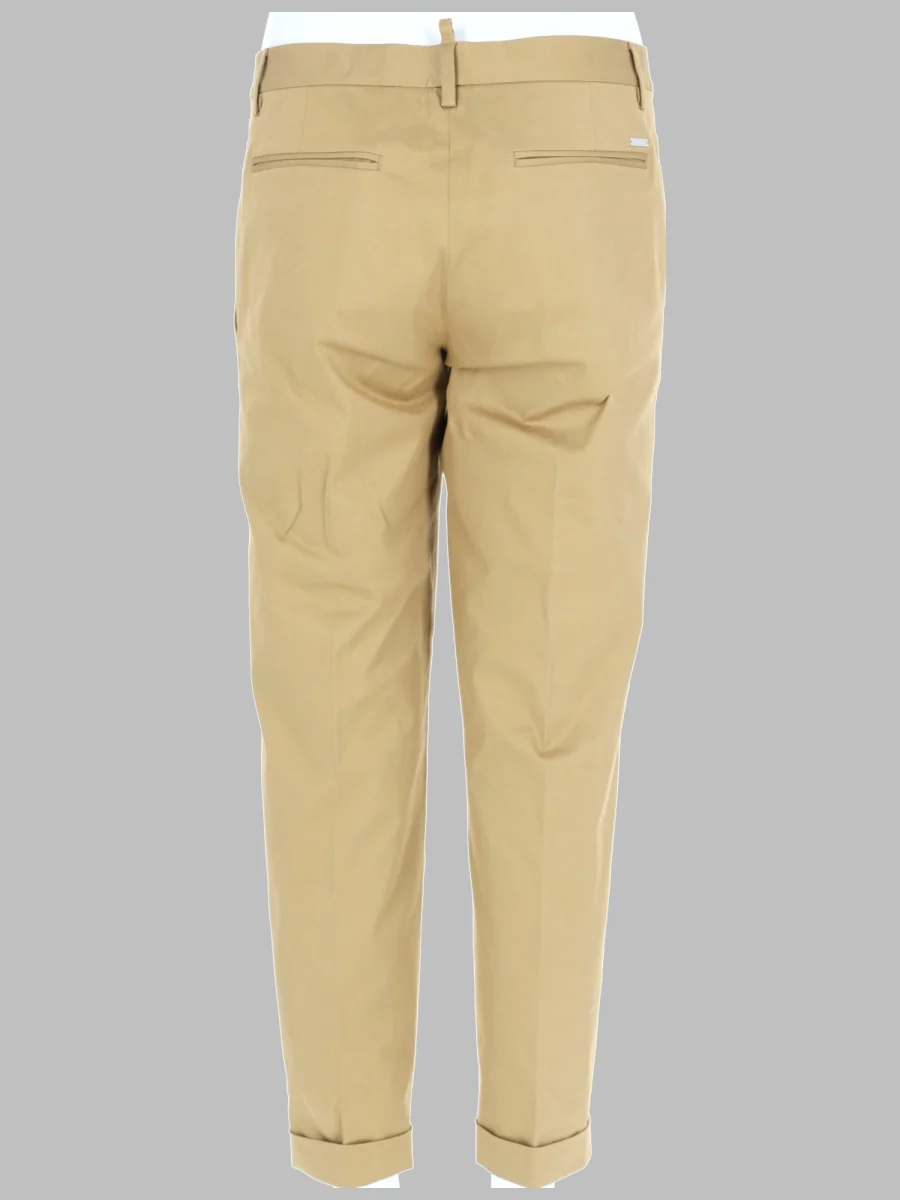 Dsquared Tailored Cotton Trousers for Women - Image 2