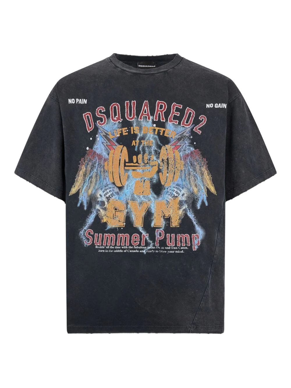 Dsquared2 Rock Wash Iron Fit T-Shirt