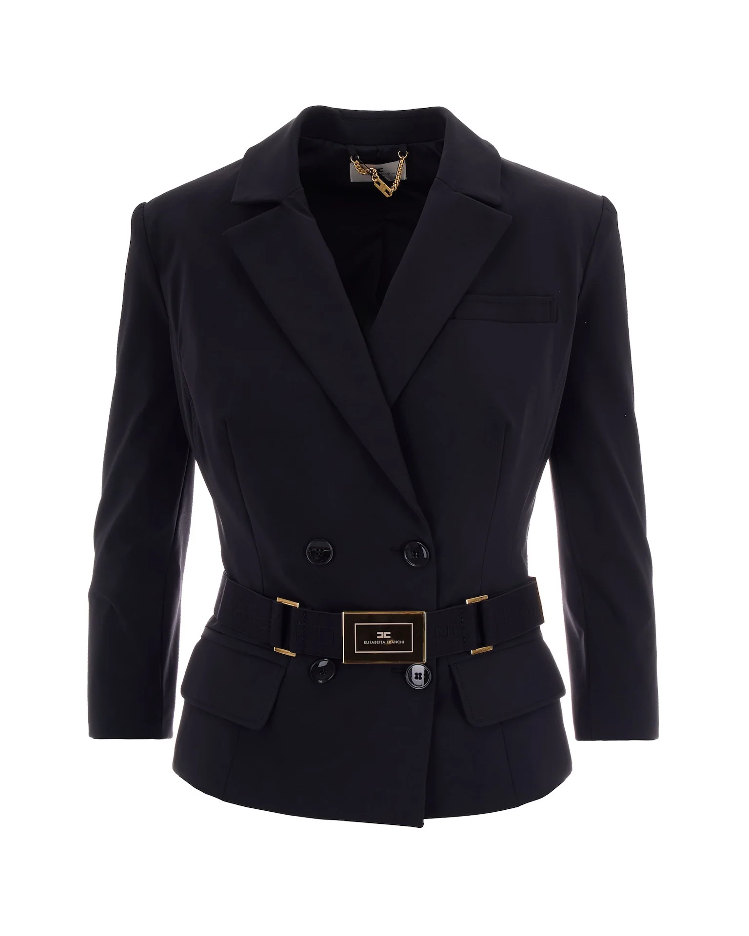 Elisabetta Franchi Chic Belted Jacket for Women