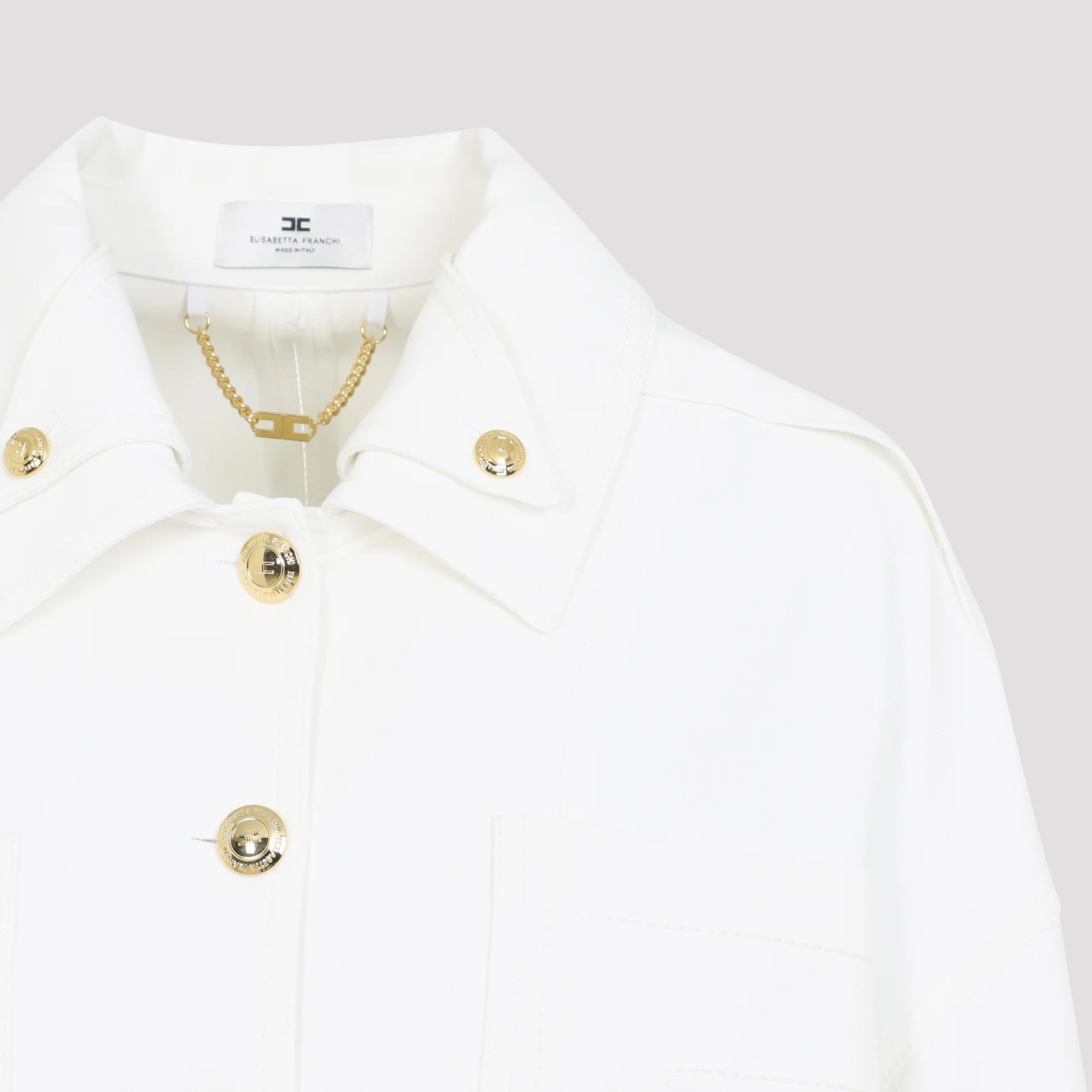 Elisabetta Franchi Cropped Viscose Jacket - Image 5