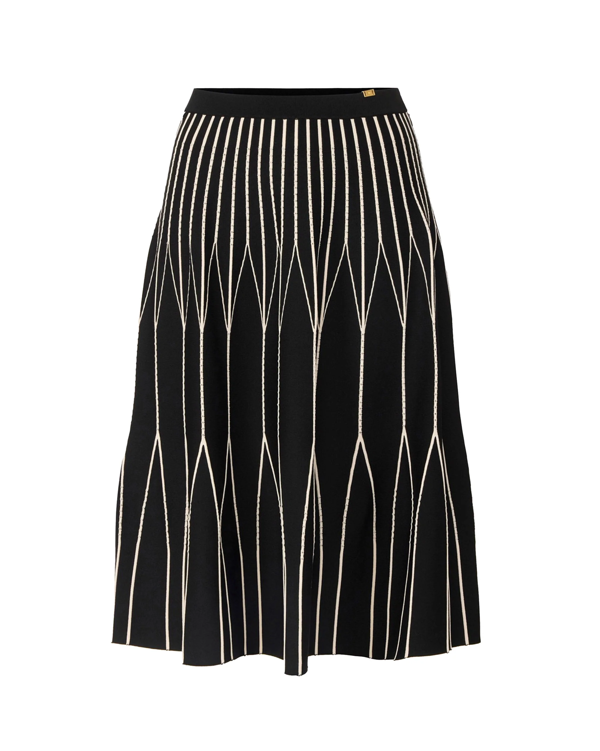 Elisabetta Franchi Mini Skirt with Elegant Belt