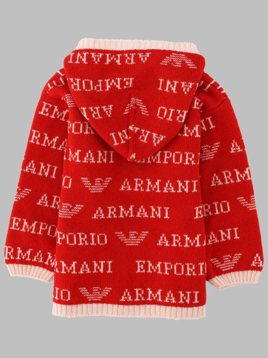 Emporio Armani Boys Baby Wool Silk Cashmere Jacket - Image 2