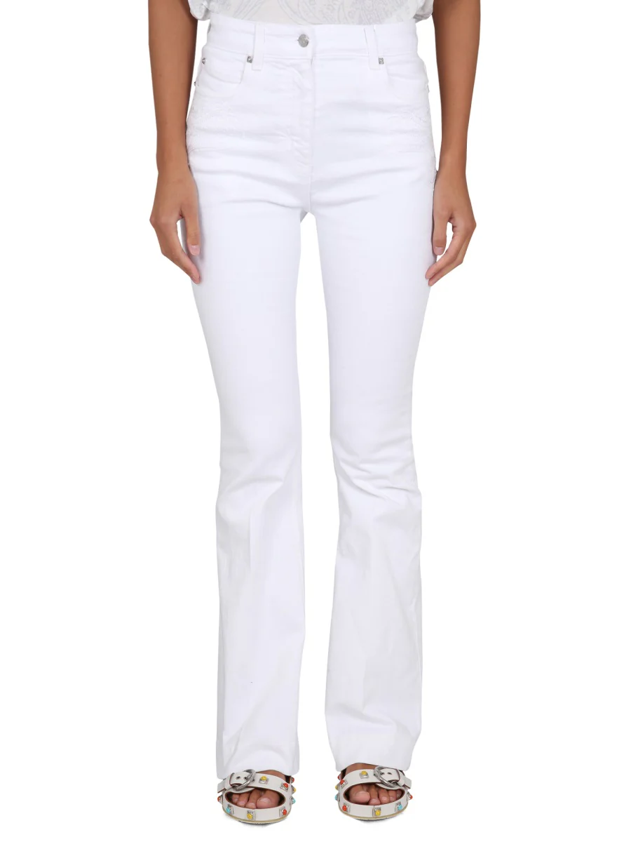 ETRO Classic Five Pocket Mini Jeans for Women - Image 5