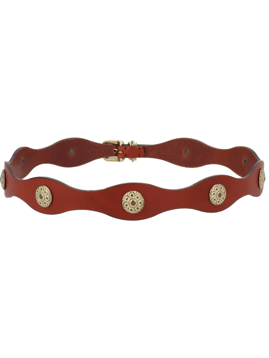 ETRO Leather Belt with Jewel Studs - Image 5