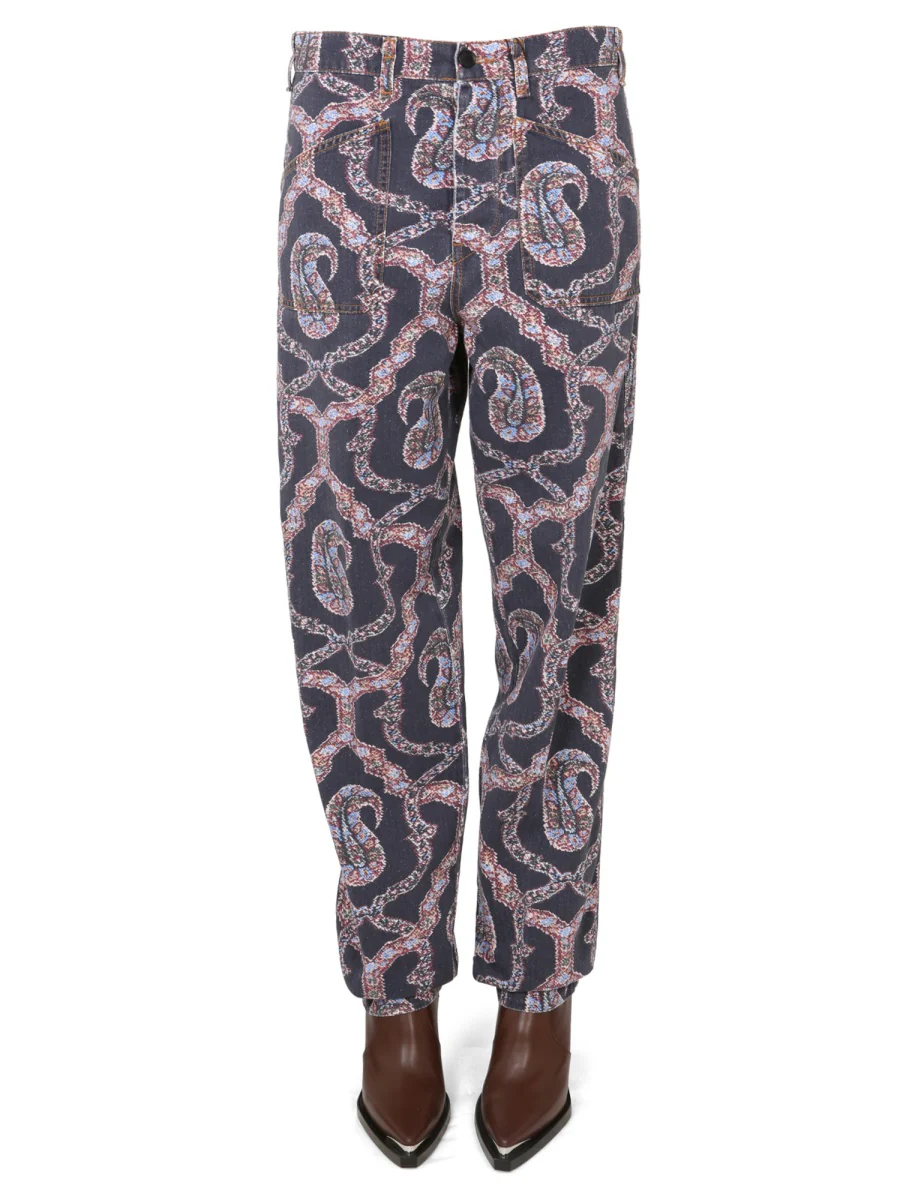 ETRO Paisley High-rise Bootcut Jeans