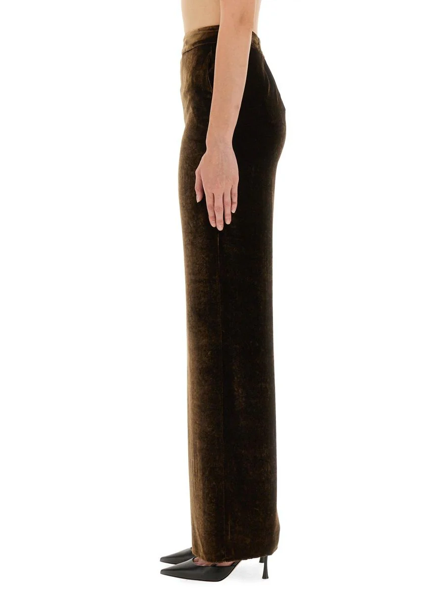 ETRO Pants with High Waist and Wide Leg in Viscose Blend Woman - Image 4