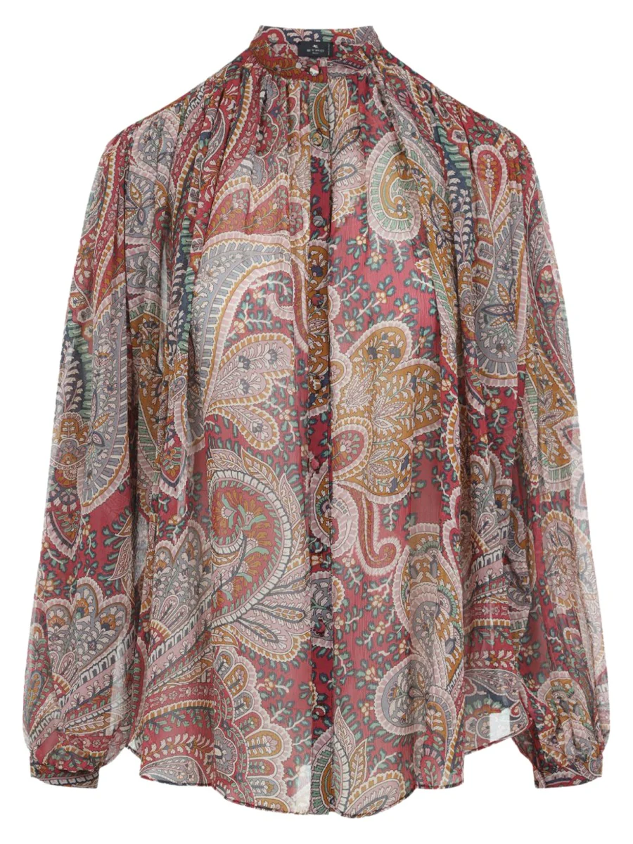ETRO Printed Silk Shirt