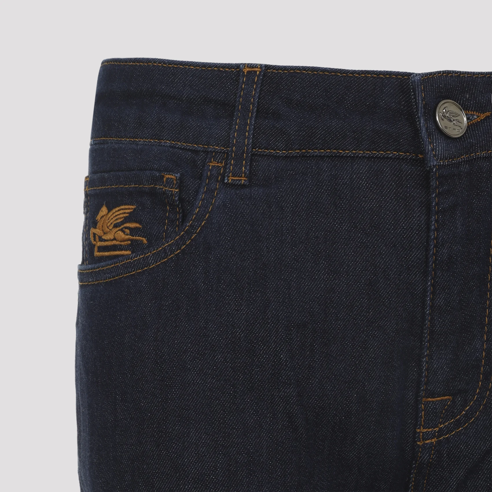 Etro SLIM-FIT COTTON DENIM JEANS - Image 5