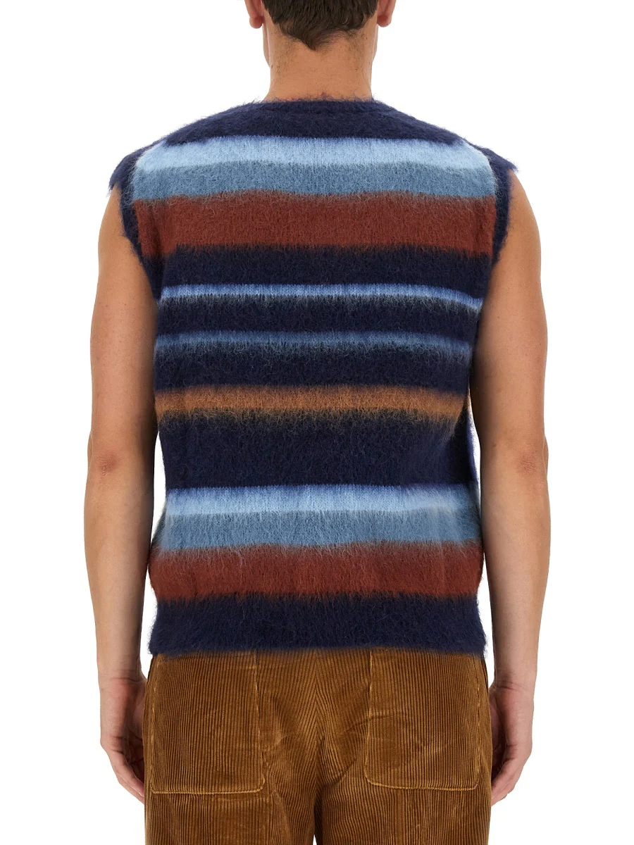 ETRO Wool Vest with Stripe Pattern - Image 3