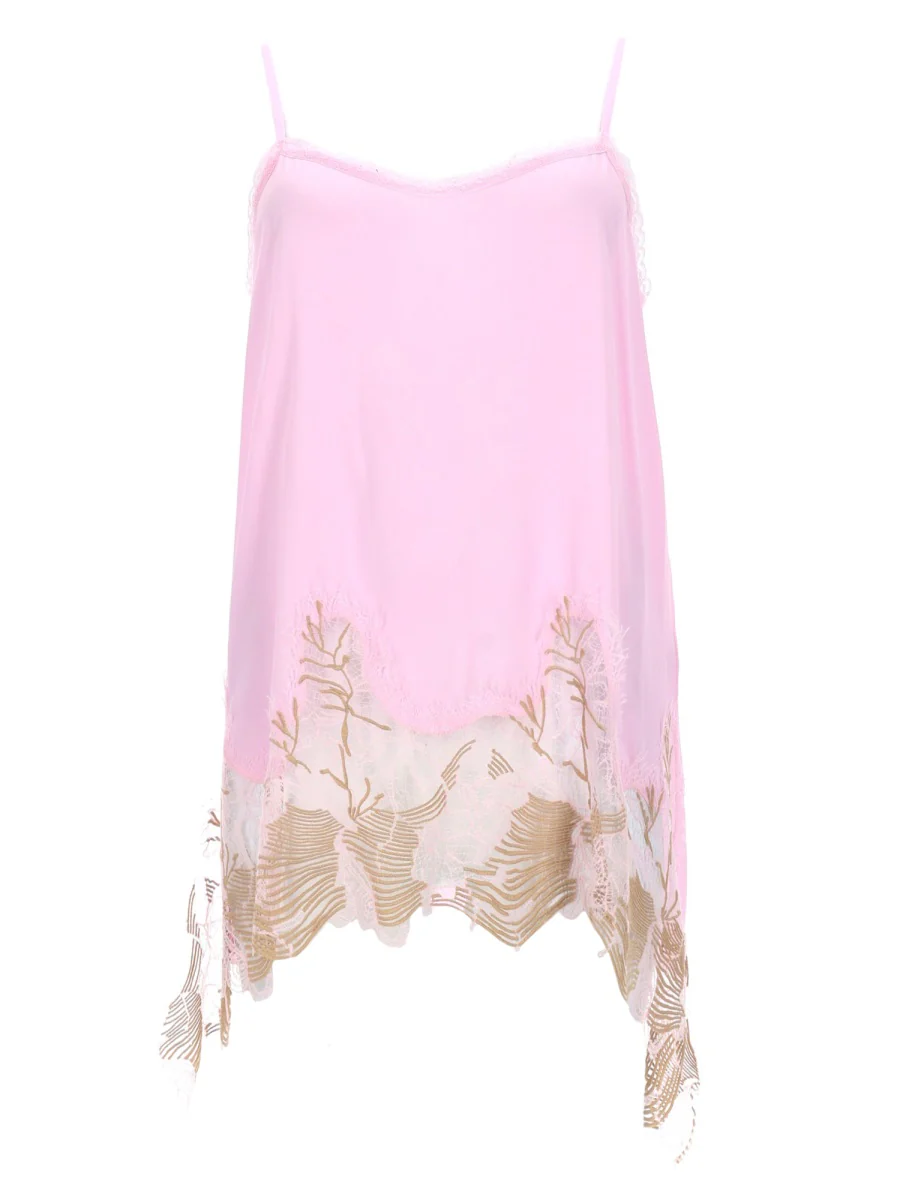 Fabiana Filippi Elegant Lace Detail Top - Size 40