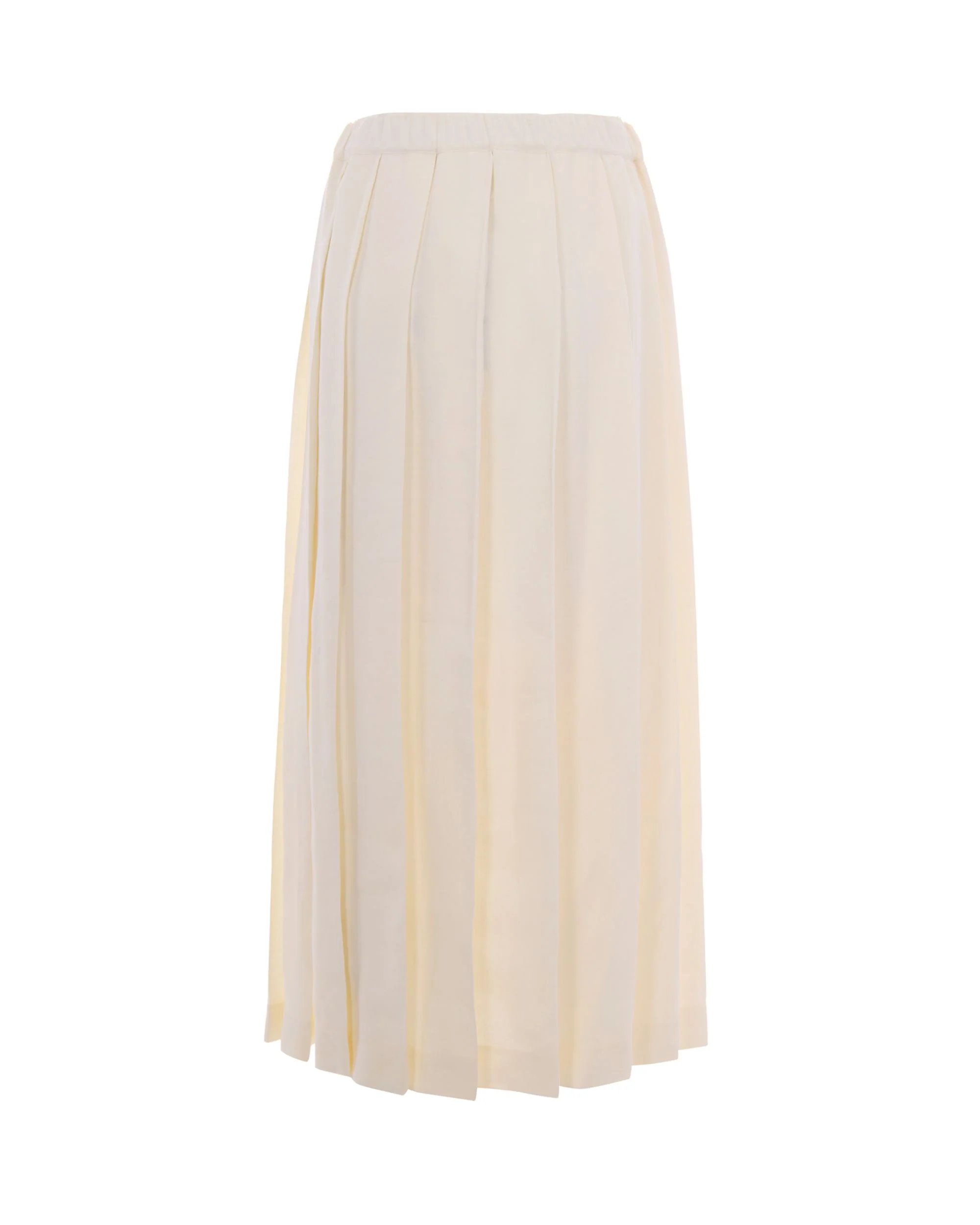 Fabiana Filippi Techno Tailoring Pleated Skirt Elastic Waist - Image 2