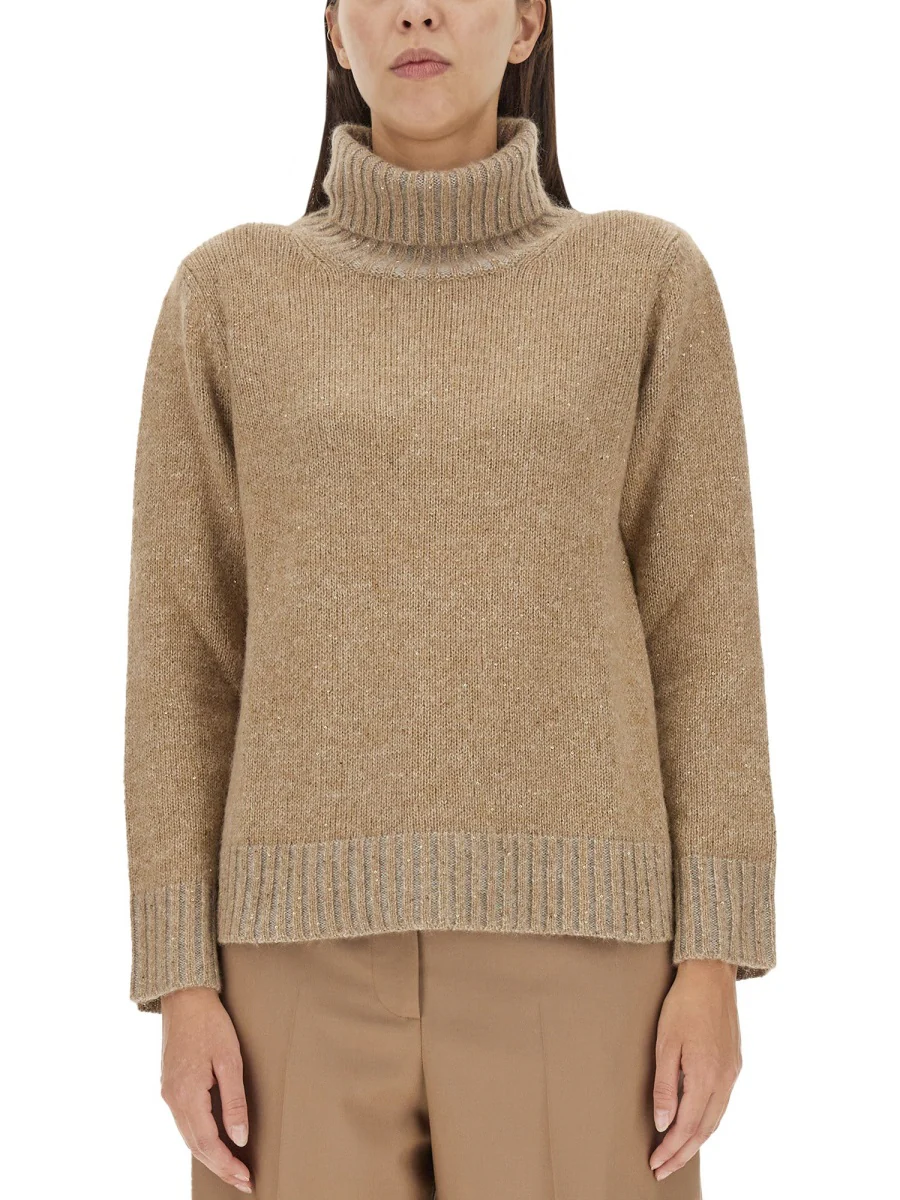 FABIANA FILIPPI Wool Blend Turtleneck Sweater