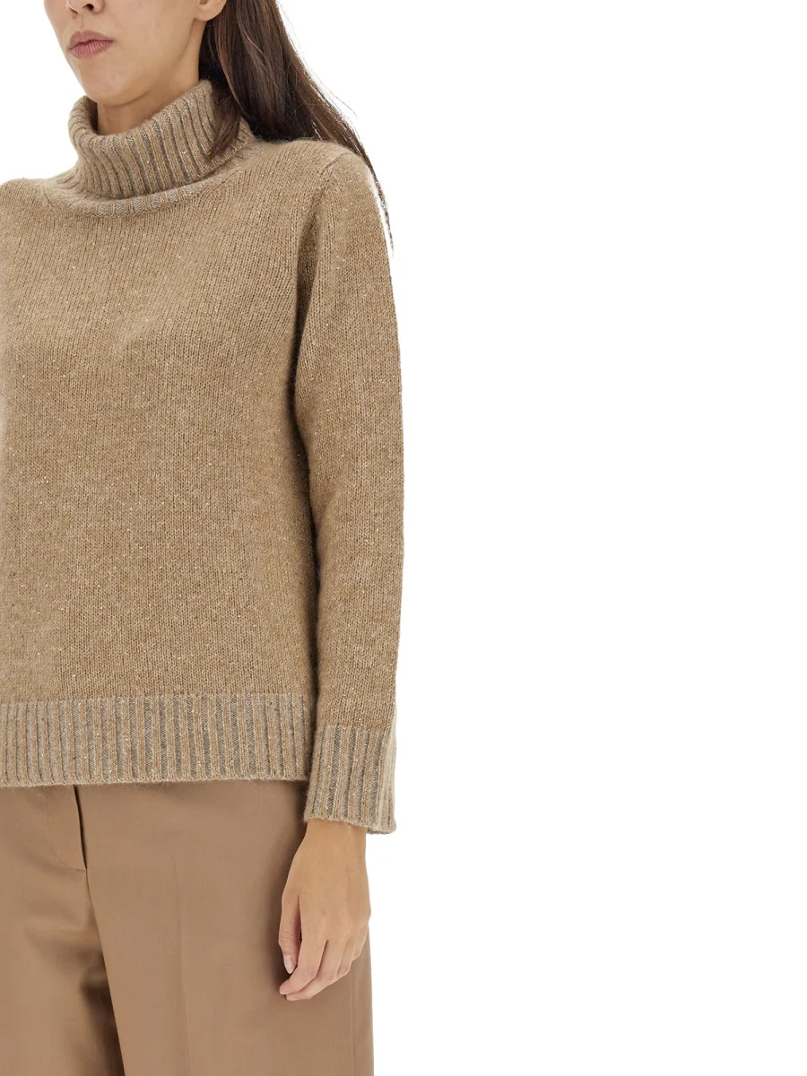 FABIANA FILIPPI Wool Blend Turtleneck Sweater - Image 4