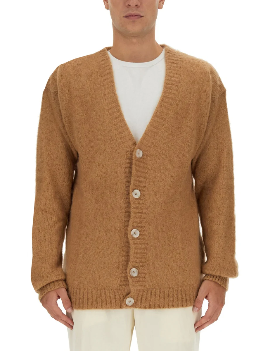 Family First Regular Fit V-Neck Cardigan