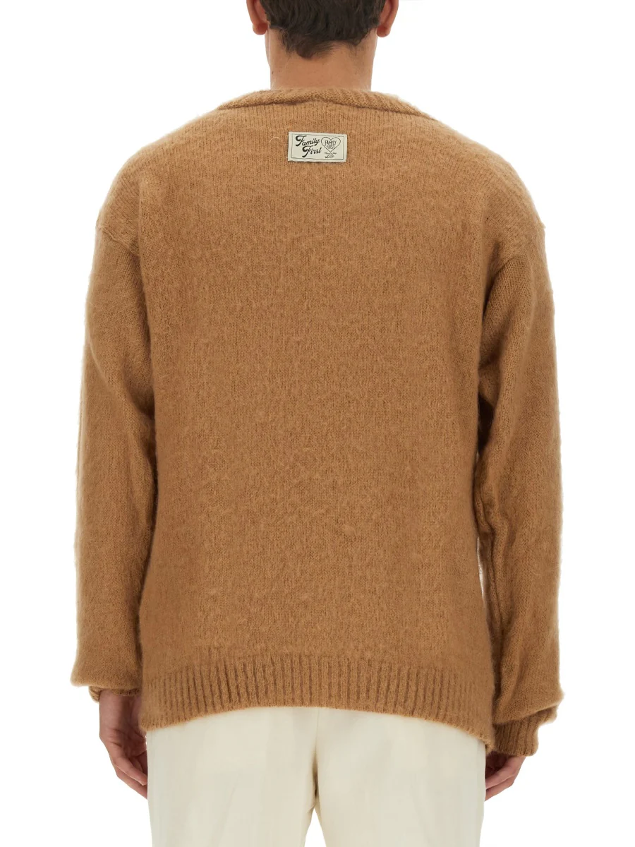 Family First Regular Fit V-Neck Cardigan - Image 3
