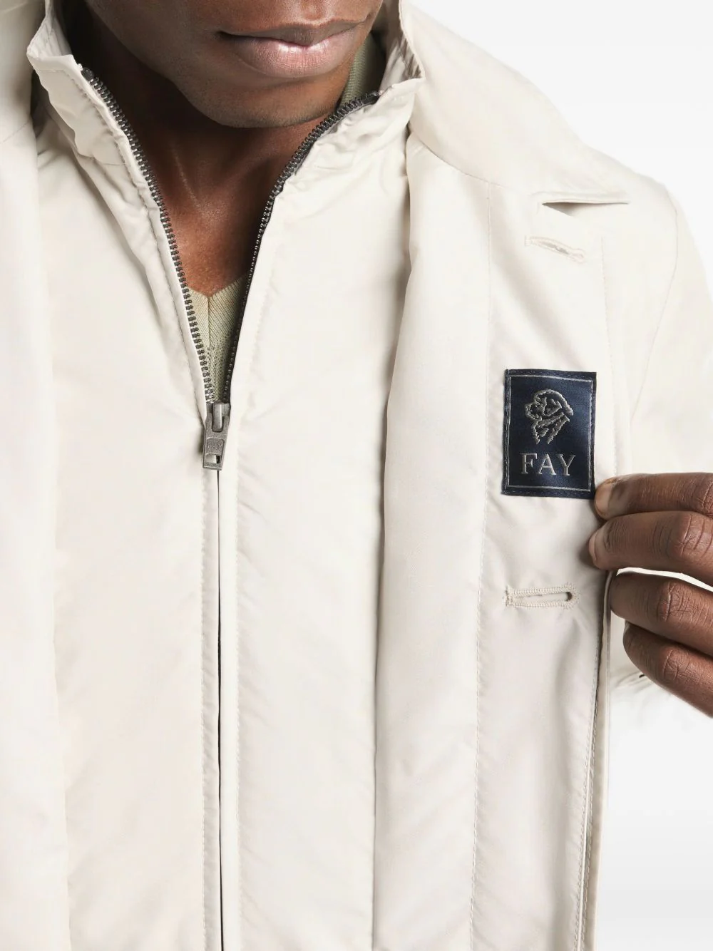 Fay Sophisticated Mini Coat for Men - Image 6