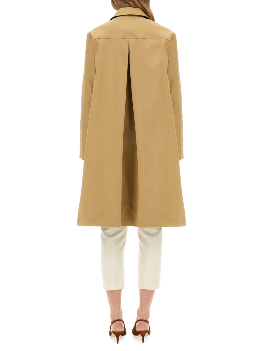 FAY Stretch Cotton Trench Coat - Image 7