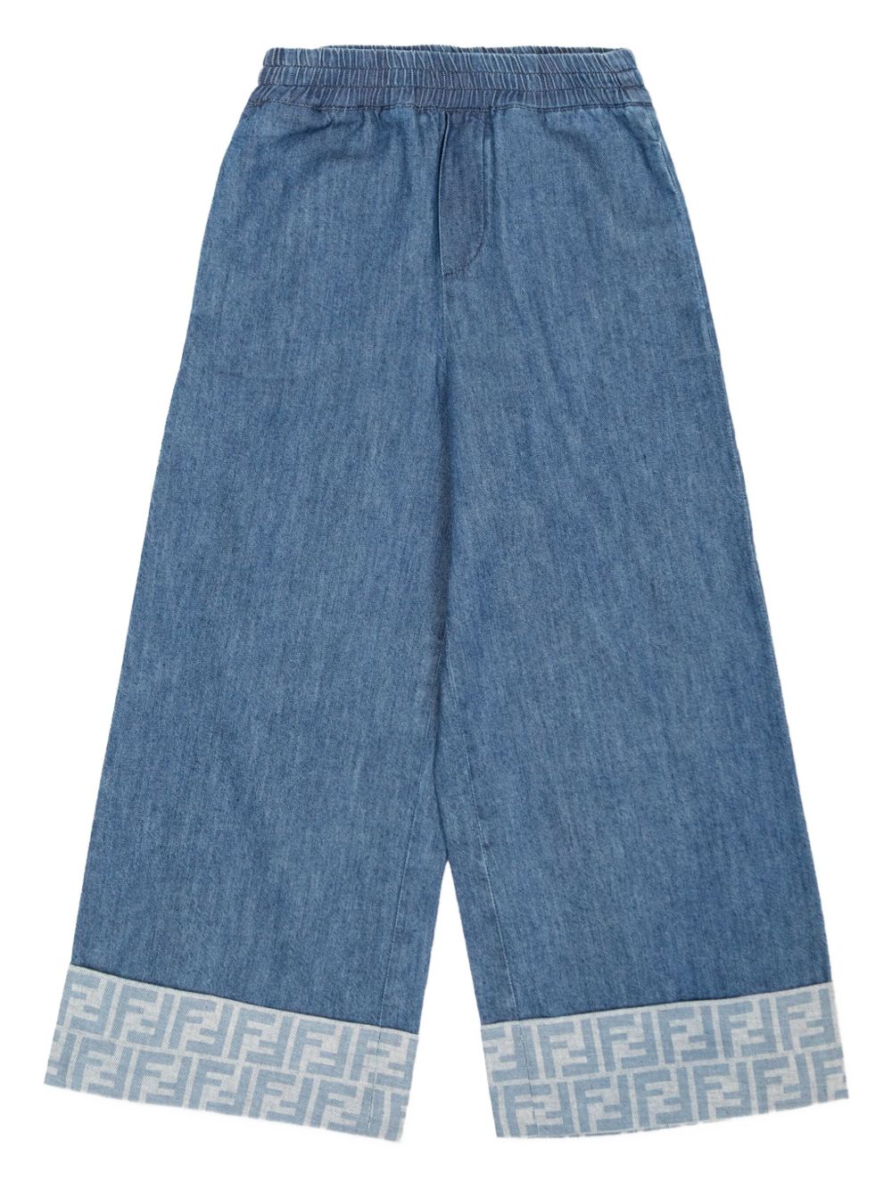 Fendi Kids Sophisticated Waistband Jeans for Boys