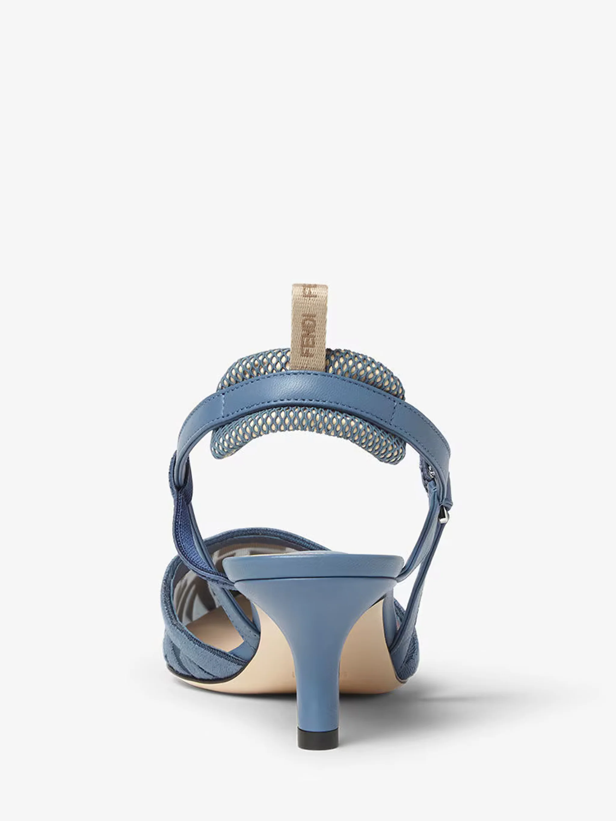 Fendi Narrow Sophisticated Ribbons Sandals with Athletic Touch - 55mm Heel - Image 3