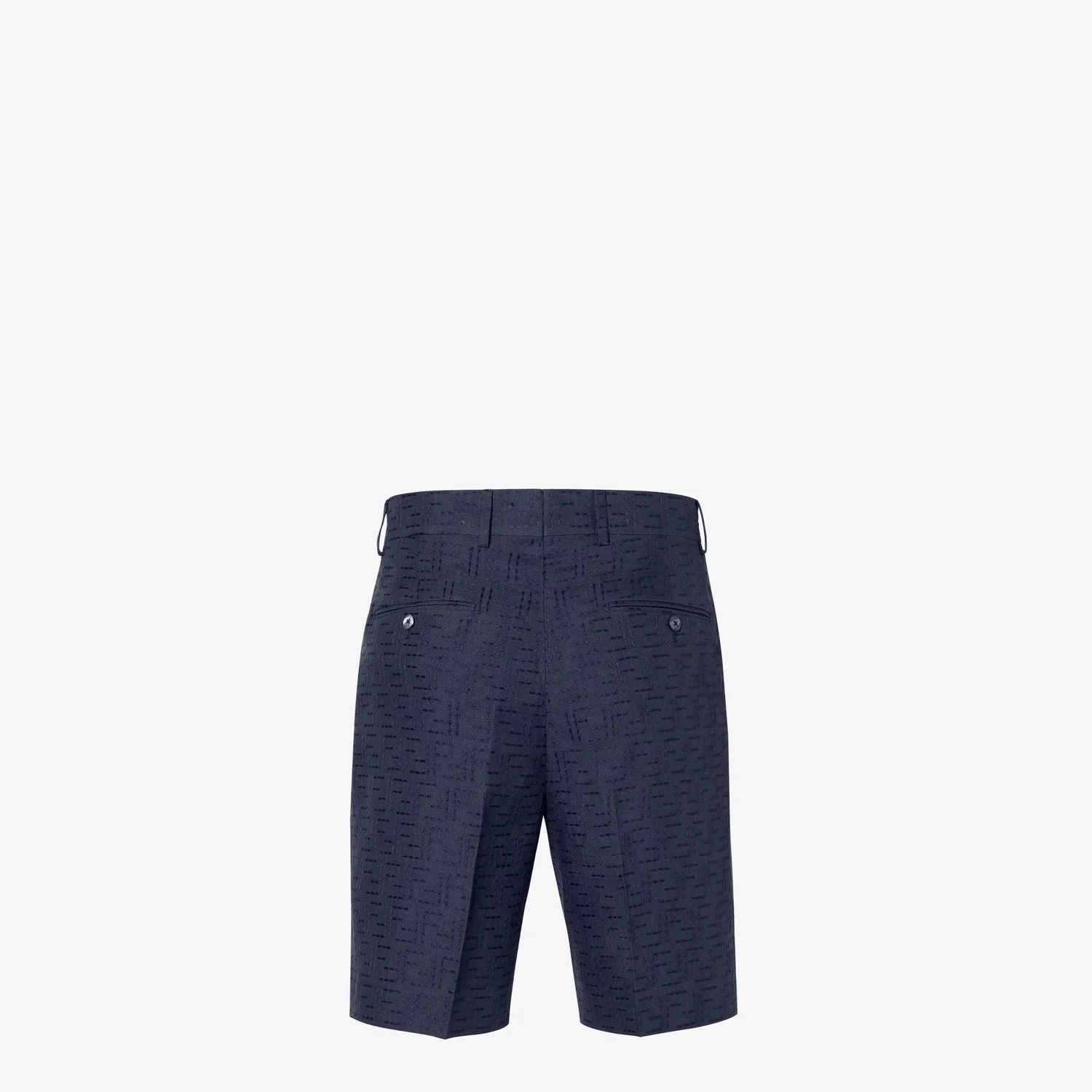 Fendi Short Linen Allover Pants - Image 2