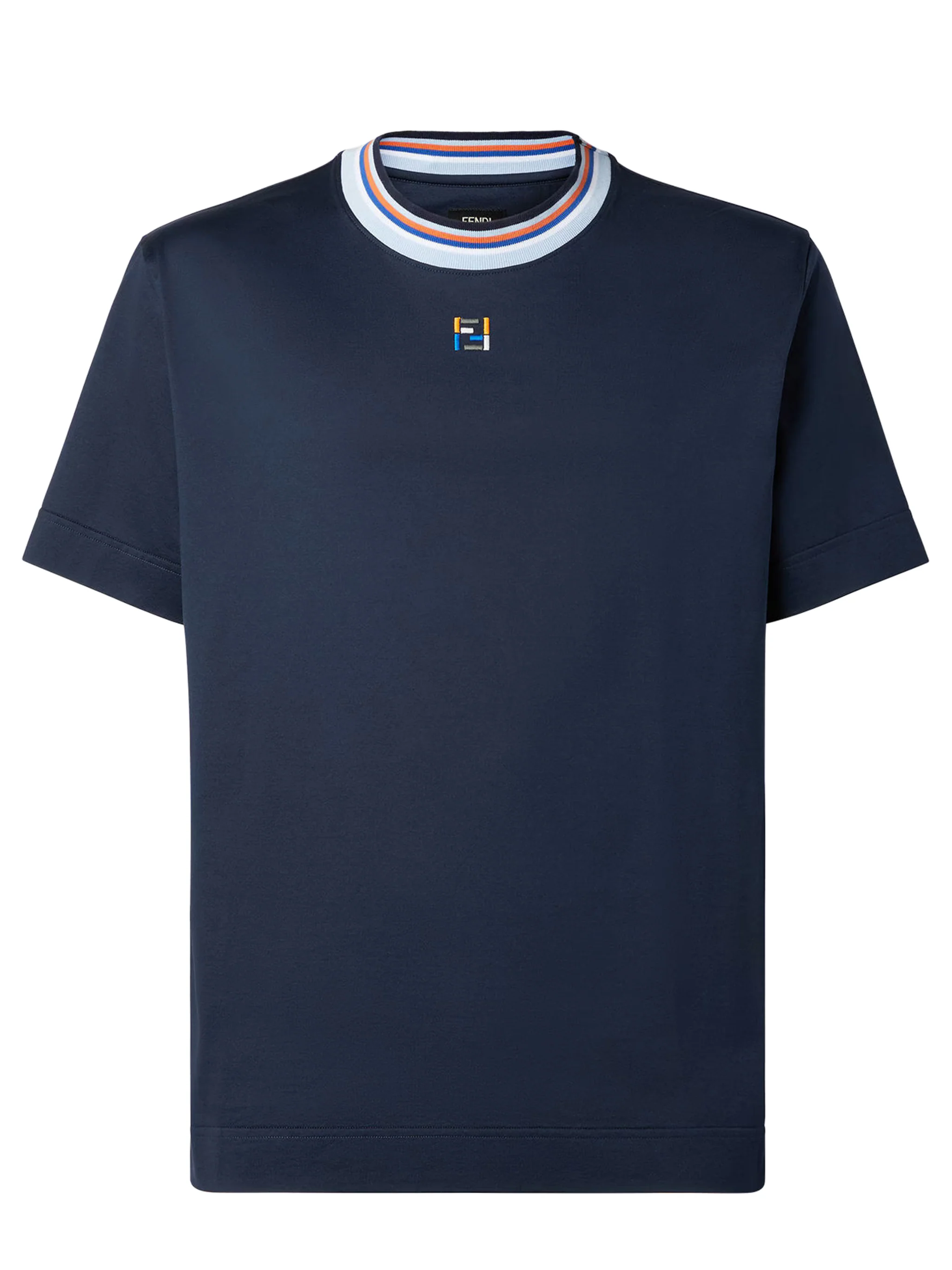 Fendi Short-Sleeve ReguTher-fit T-Shirt - Size M