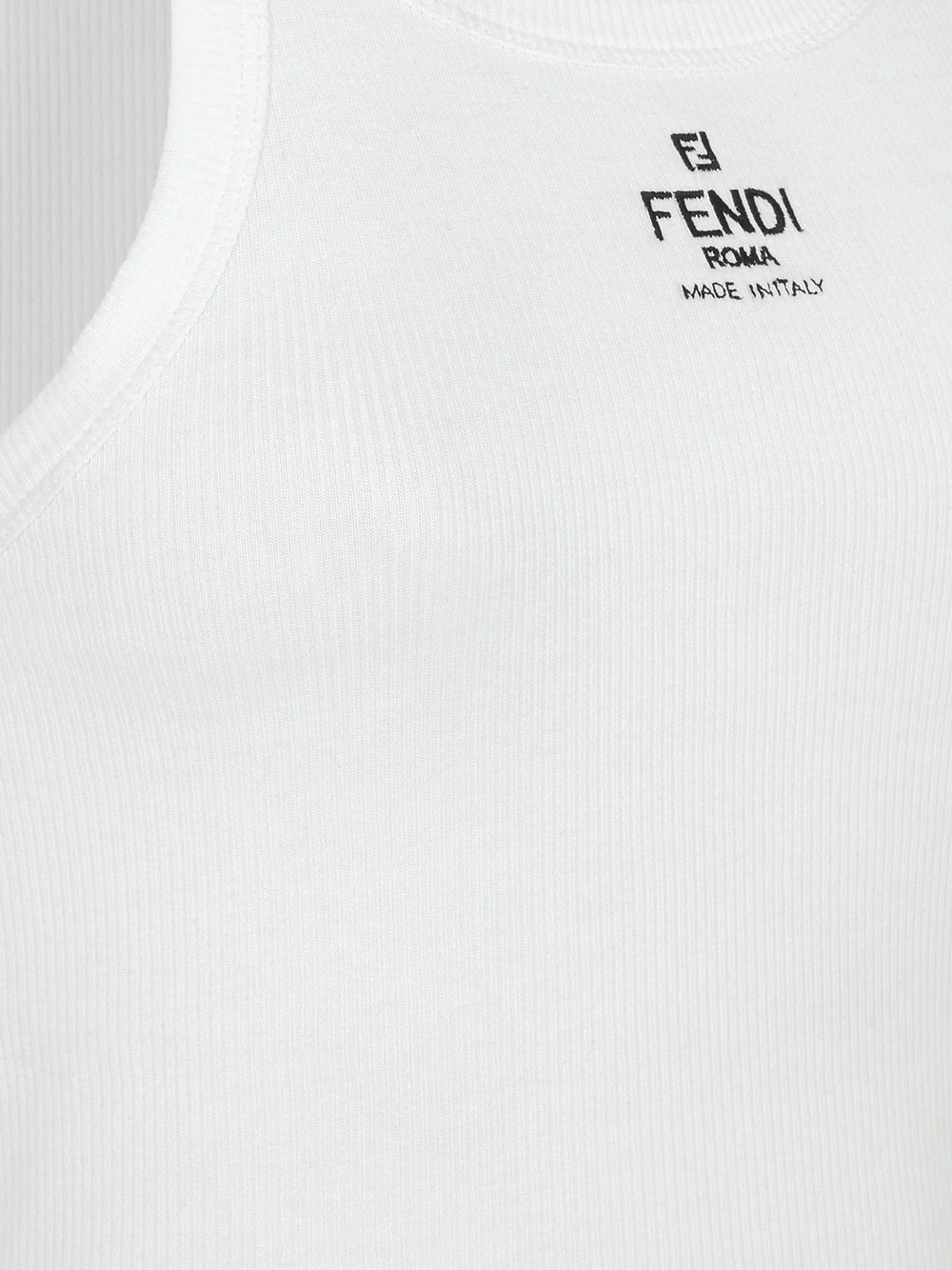 Fendi Slim-fit Sleeveless Top - Image 3