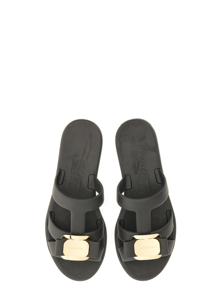 Ferragamo New Vara Plate Strappy Slide - Image 5