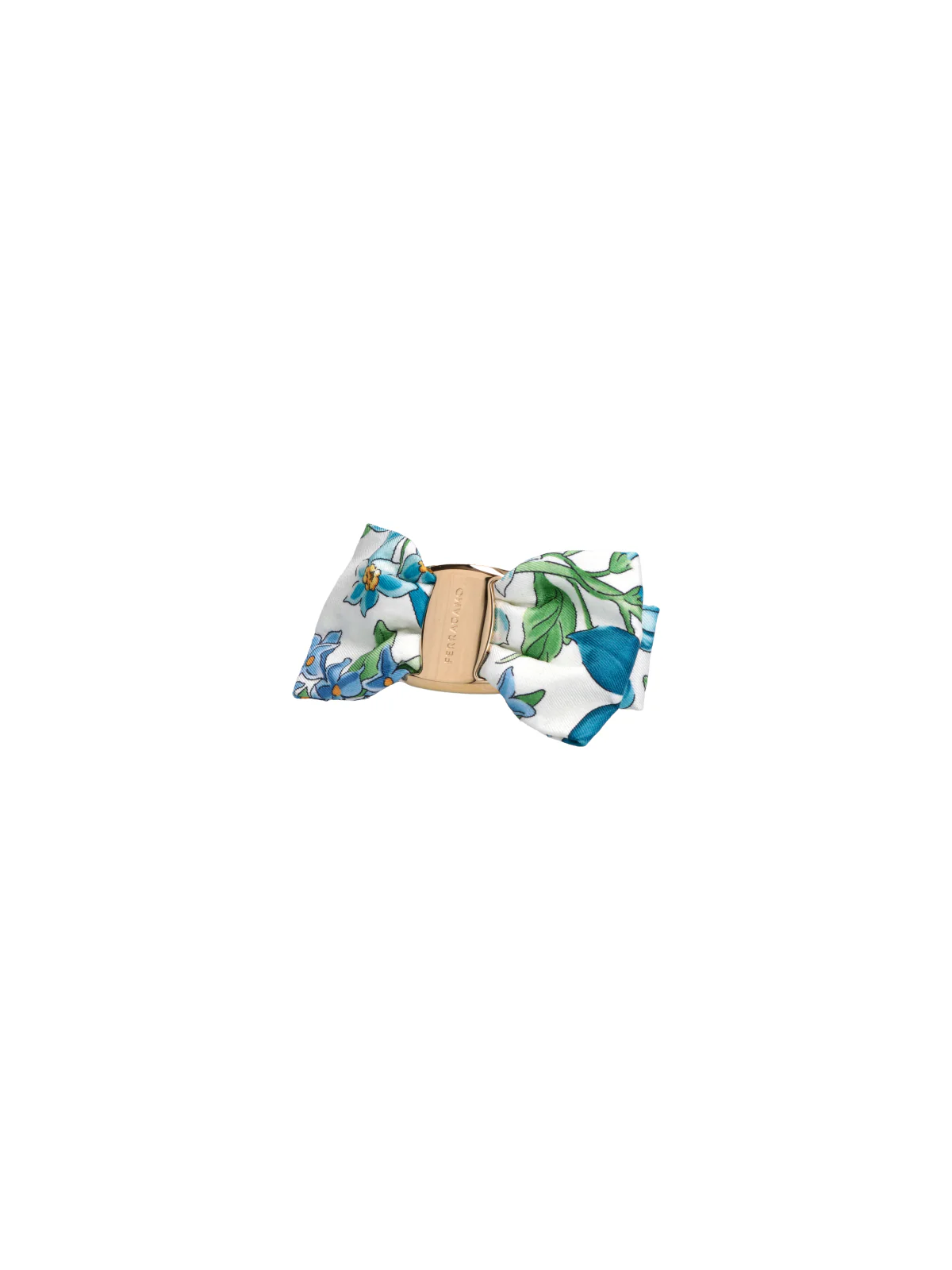 Ferragamo Silk-Blend Scarf with Brass Detail - Image 2