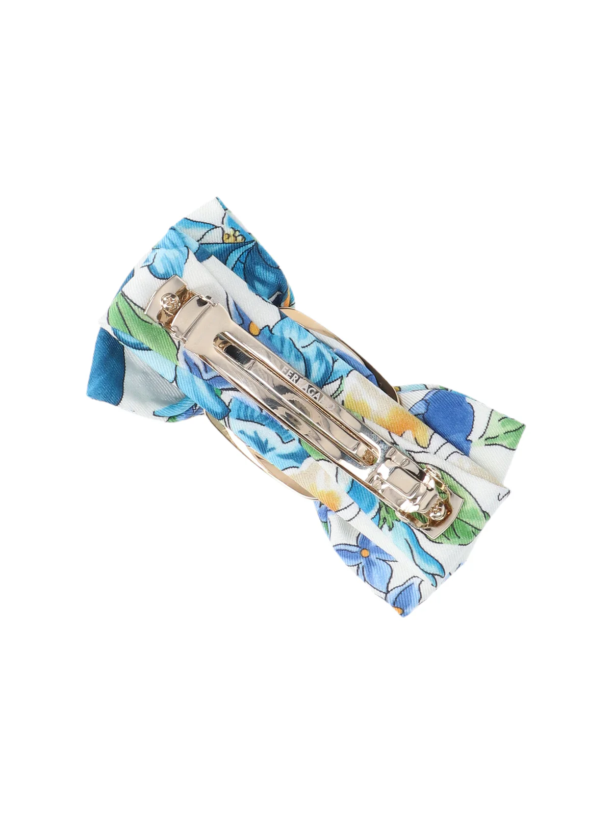 Ferragamo Silk-Blend Scarf with Brass Detail - Image 3