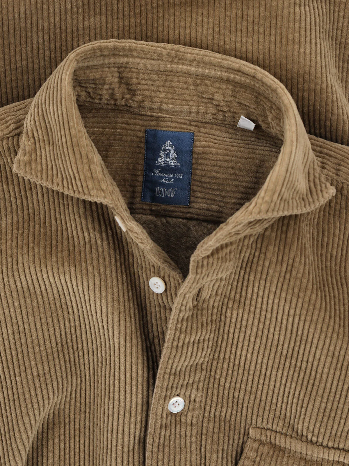 Finamore 100% Cotton Button-Down Shirt - Image 3