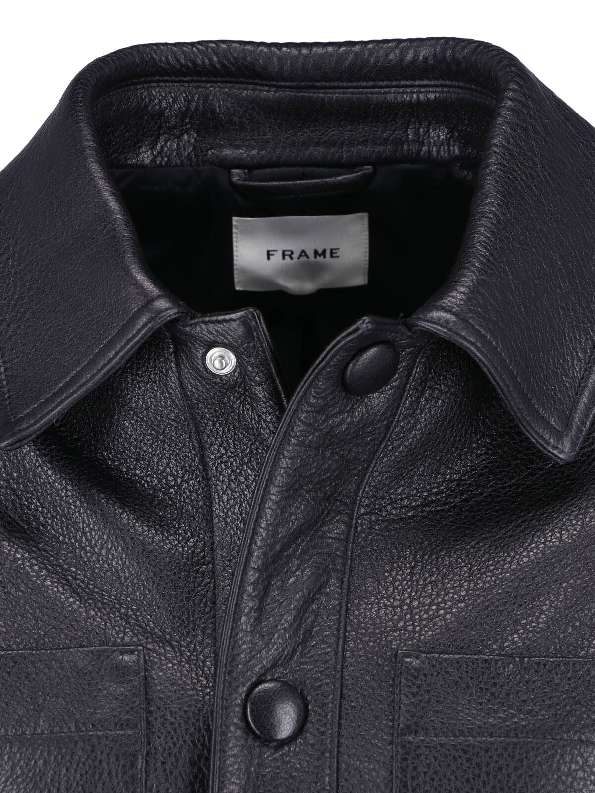 Frame 100% Lamb Leather Jacket for Women - Image 3