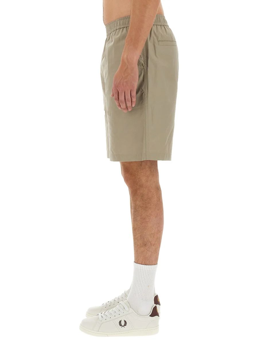 Fred Perry Regular Fit Cotton Bermuda Shorts - Image 4