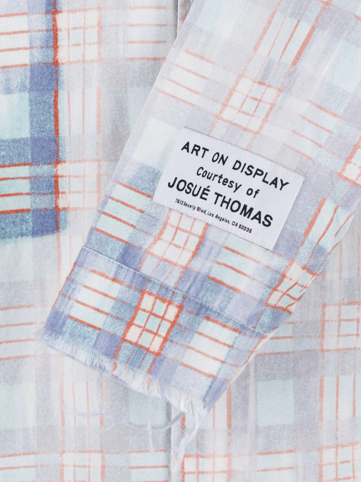 Gallery Dept. Plaid 100% Cotton Button-Up Shirt - Image 3