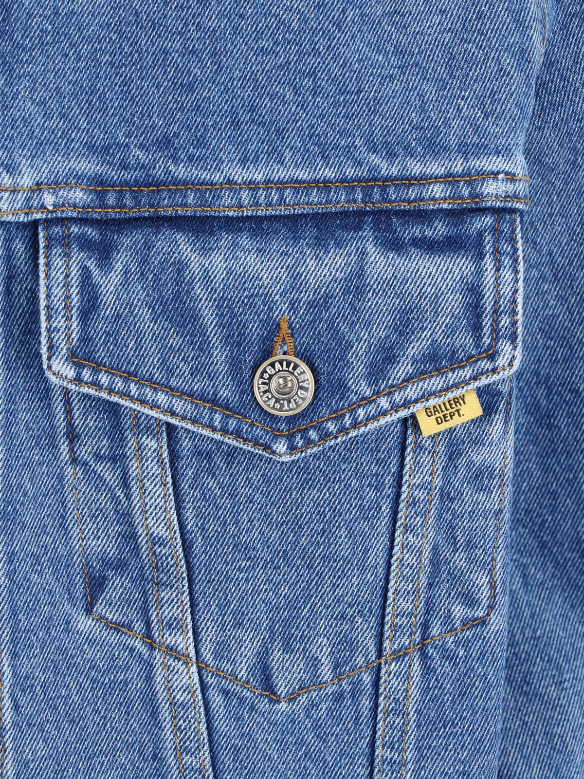 Gallery Dept. Washed Denim Jacket with Distressed Finish - Image 4