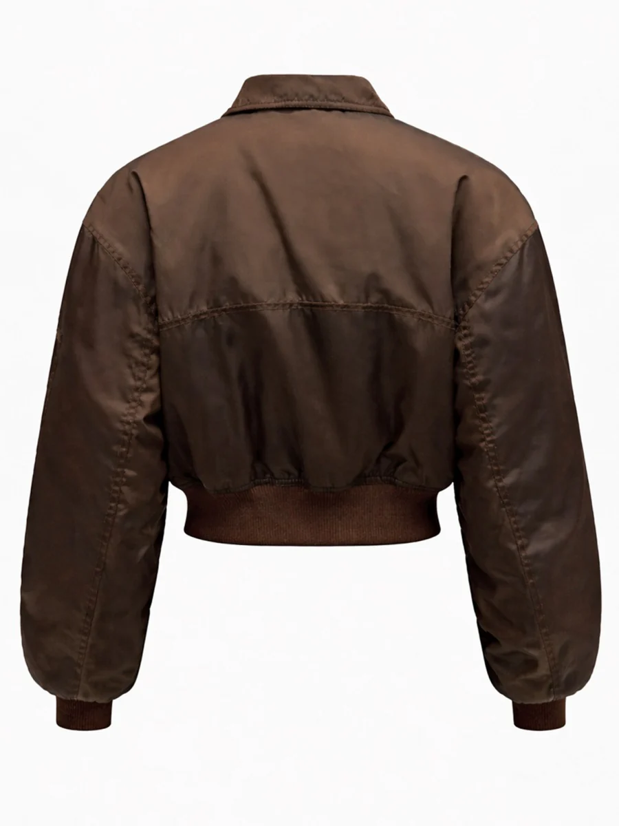 GANNI Duchesse Nylon Bomber Jacket - Image 2