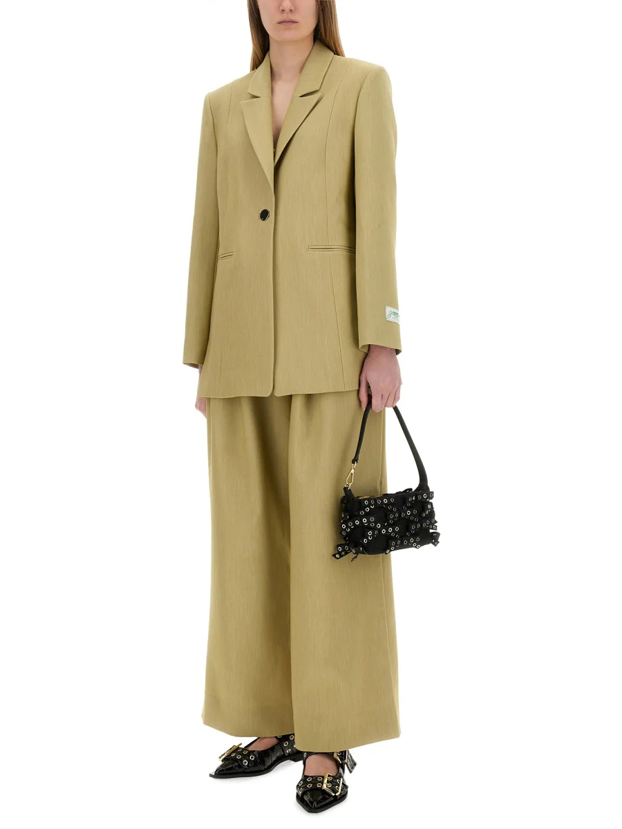 Ganni Mid Waist Suit Pants - Image 6