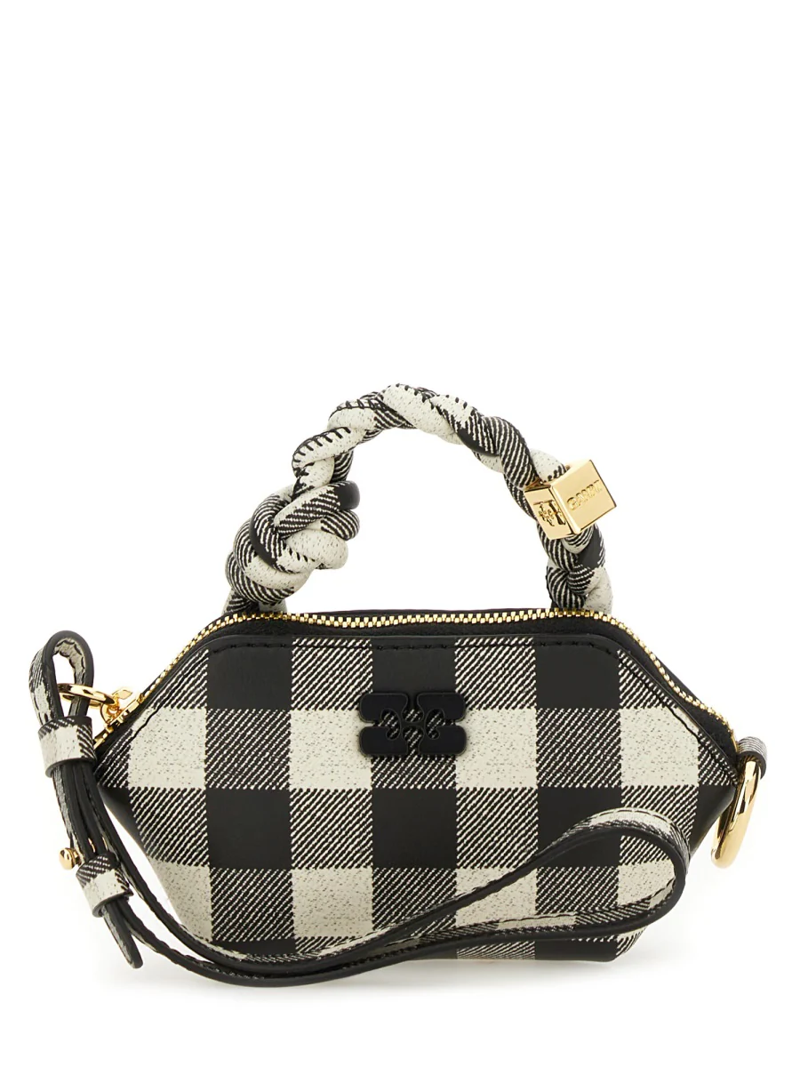 Ganni Mini Vichy Handbag