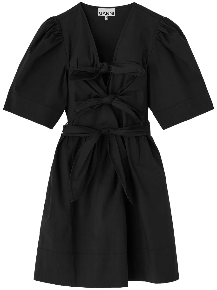 Ganni Organic Cotton Mini Dress for Women