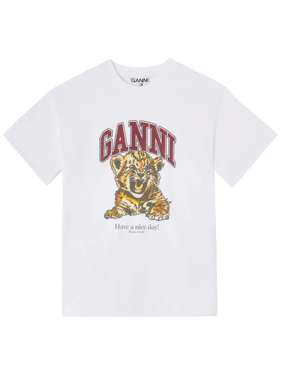 Ganni Organic Cotton Women's T-Shirt