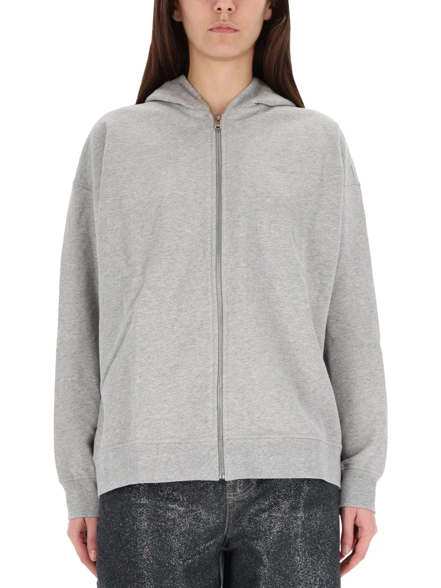 GANNI Oversized Printed Organic and Recycled Cotton-jersey Sweatshirt
