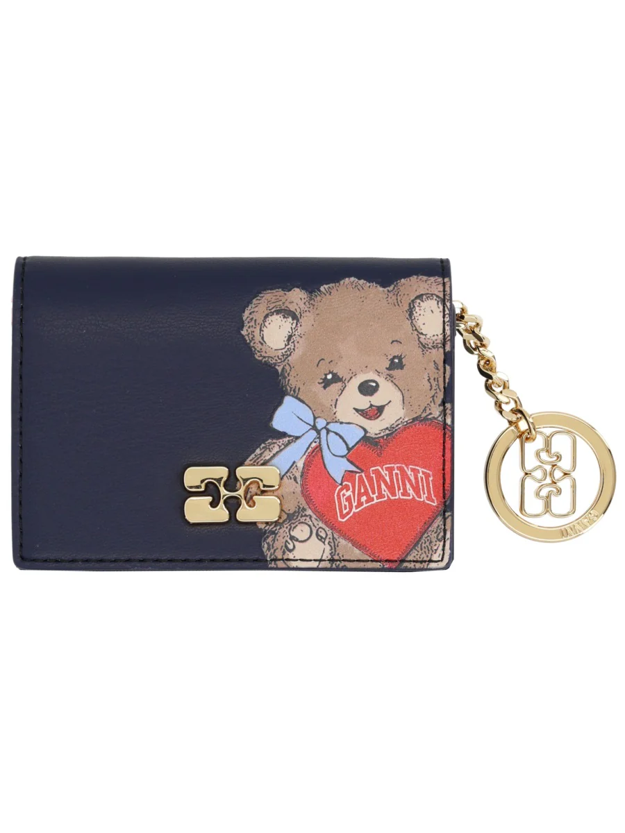 Ganni Recycled Leather Mini Wallet