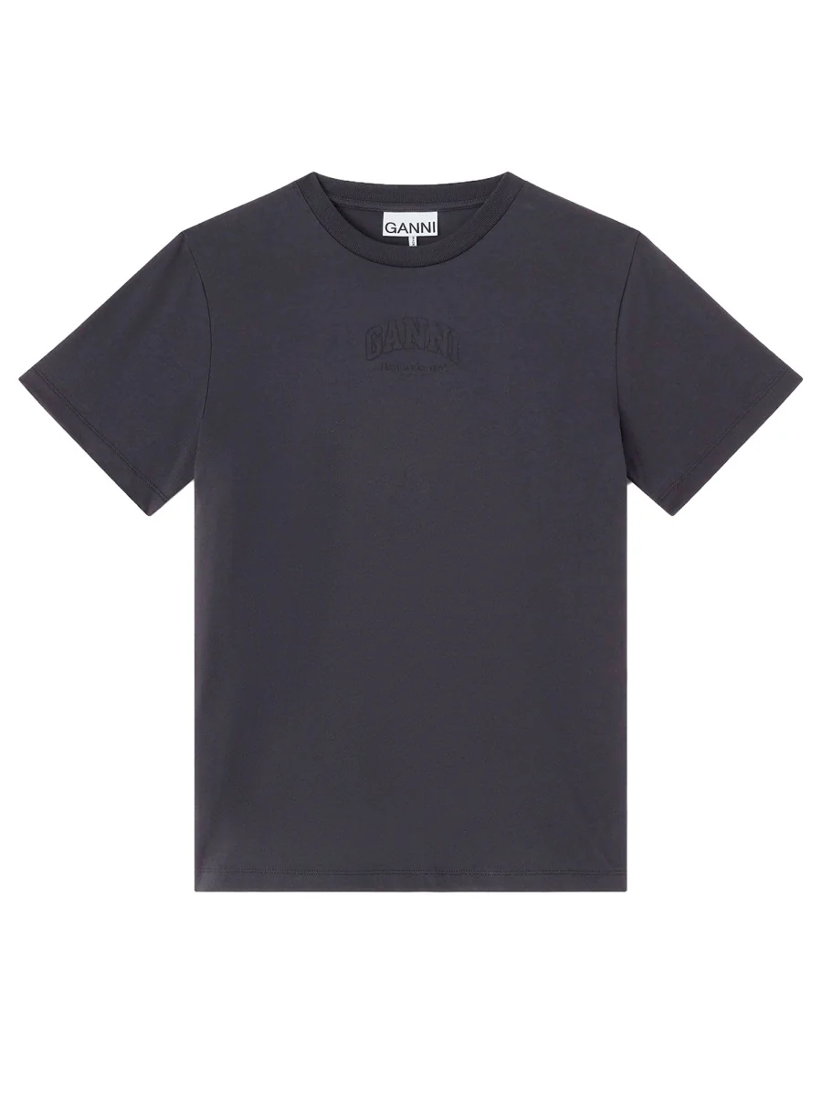 Ganni Relaxed Fit Logo T-Shirt for Women
