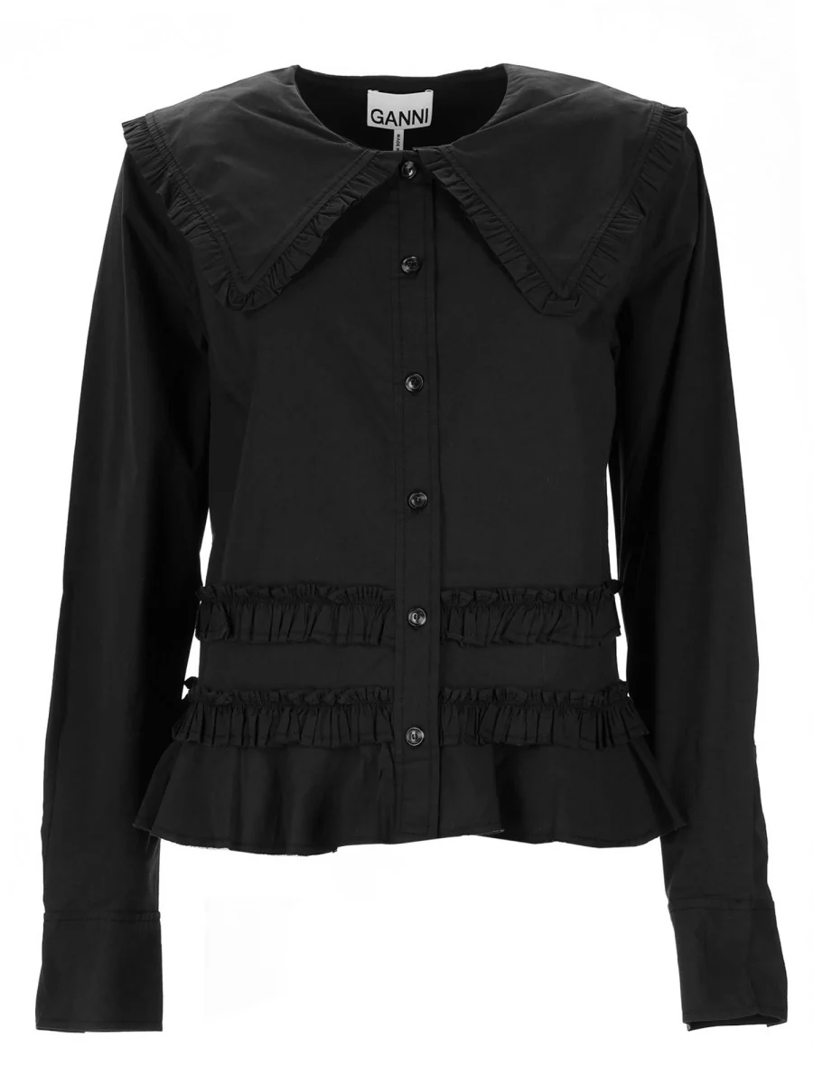 GANNI Ruffle Shirt