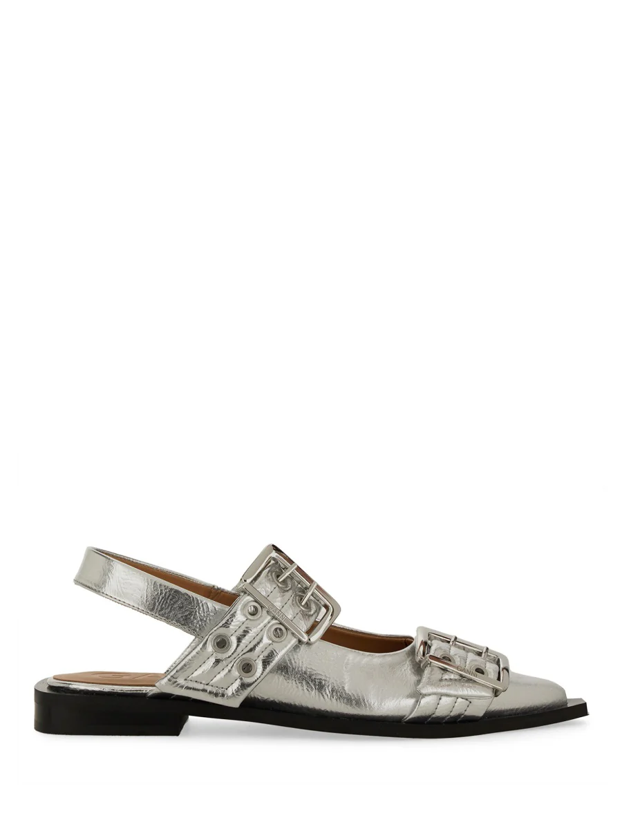 GANNI Slingback Ballet Flats