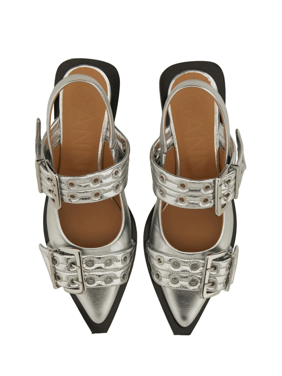 GANNI Slingback Ballet Flats - Image 2