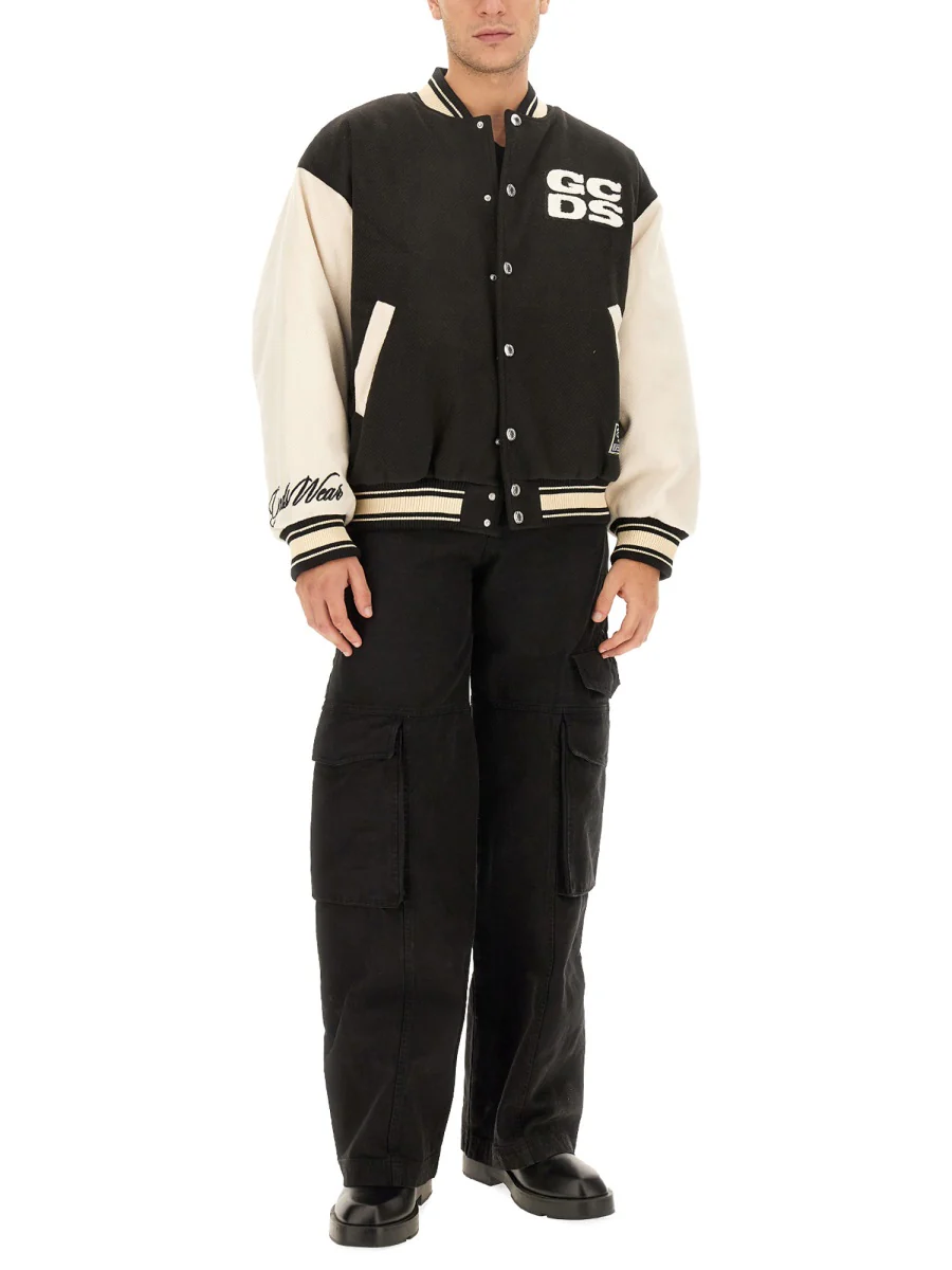 GCDS WIRDO VARSITY BOMBER JACKET - Image 2